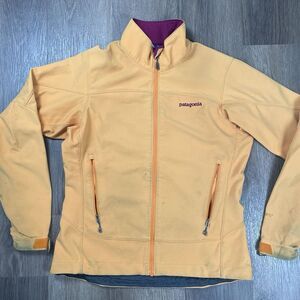 PATAGONIA | Adze Jacket Womens Size M Soft Shell Polartec Waffle Lined Full Zip